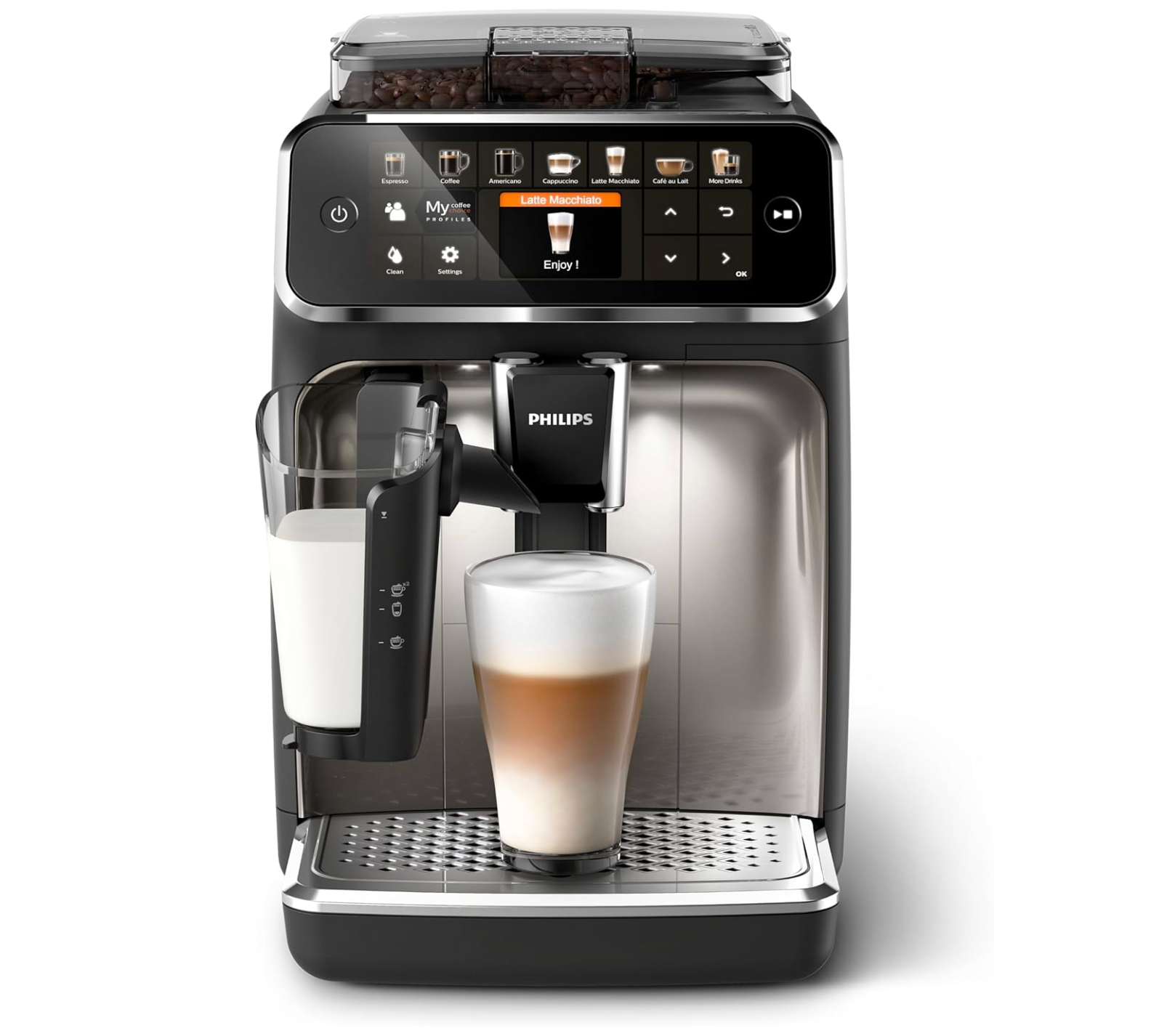 Philips LatteGo Series 5400 – Vollautomatische Kaffeemaschine (EP5447/90)